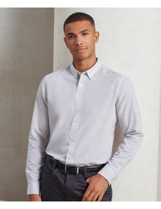 P-PR252-Mens Maxton Check Long Sleeve Shirt 2
